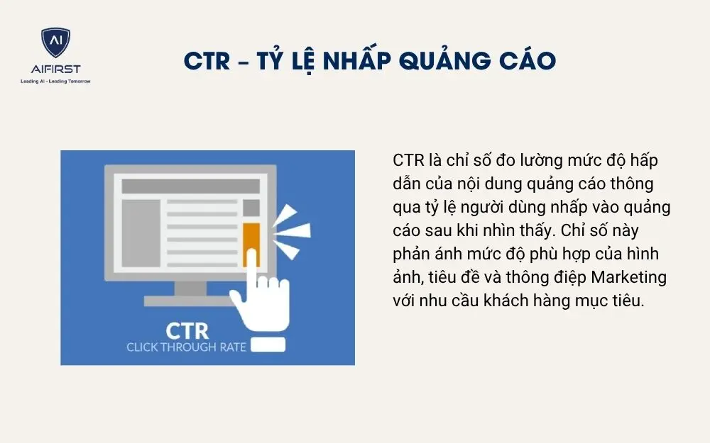  CTR &ndash; Tỷ lệ nhấp quảng c&aacute;o