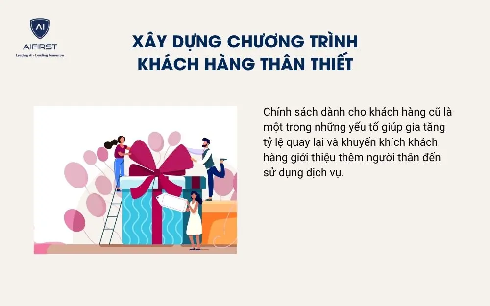 X&acirc;y dựng chương tr&igrave;nh kh&aacute;ch h&agrave;ng th&acirc;n thiết