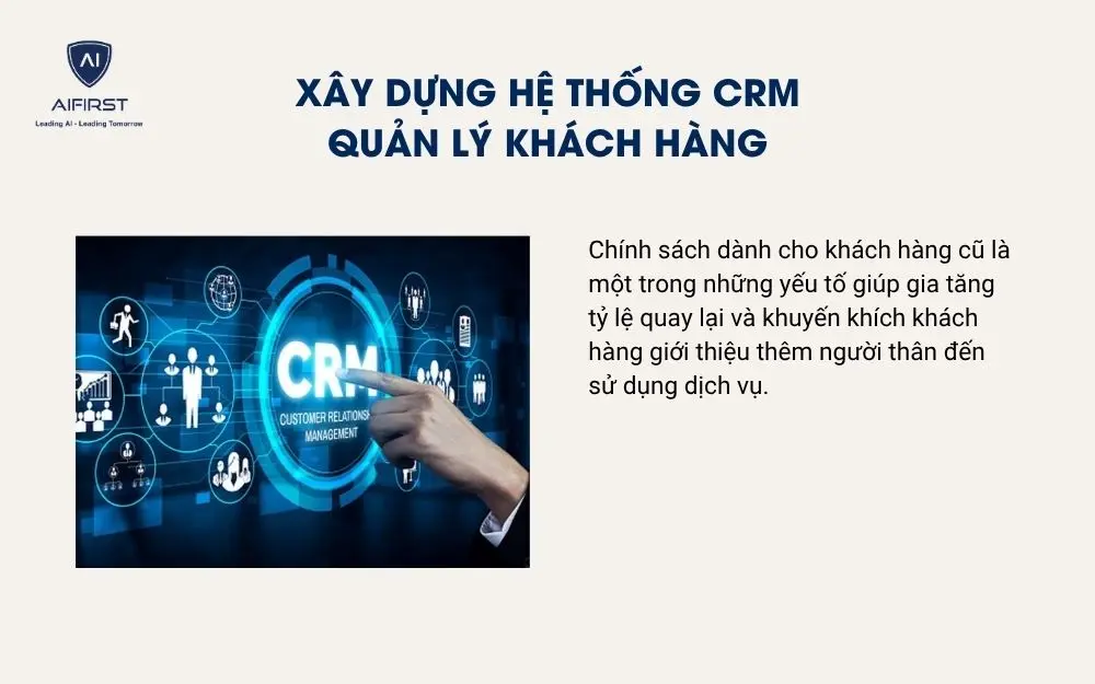 X&acirc;y dựng hệ thống CRM quản l&yacute; kh&aacute;ch h&agrave;ng