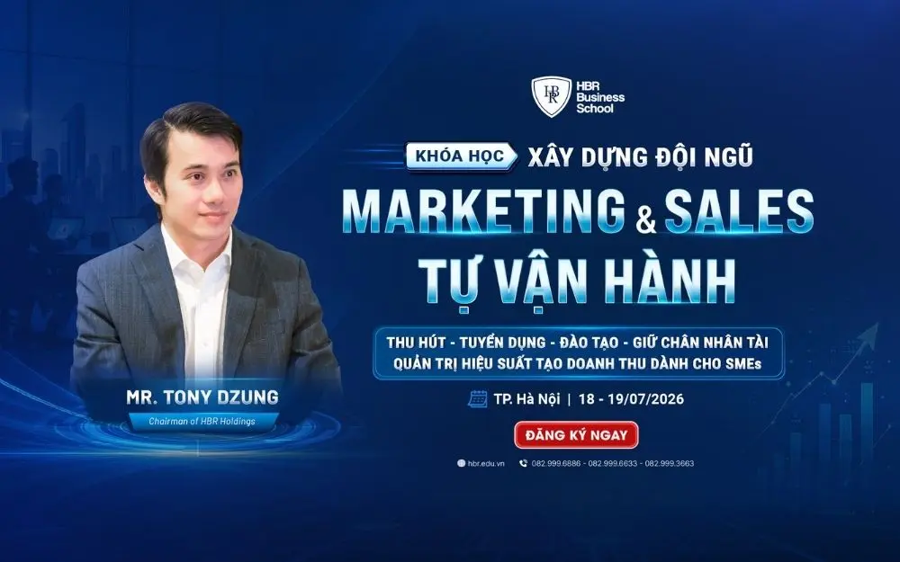 X&acirc;y dựng đội ngũ Marketing & Sales tự vận h&agrave;nh