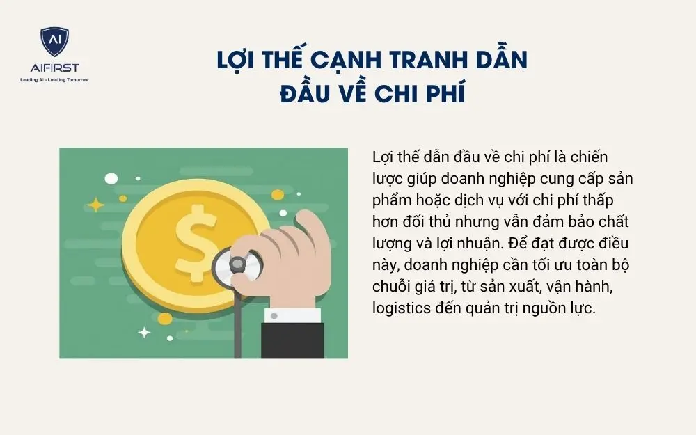 Lợi thế cạnh tranh dẫn đầu về chi ph&iacute;