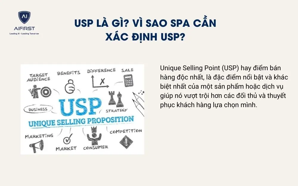 USP l&agrave; g&igrave;? V&igrave; sao spa cần x&aacute;c định USP?