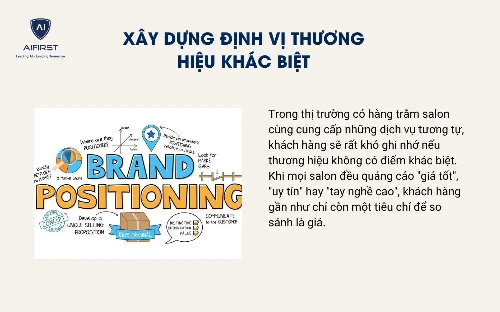 X&acirc;y dựng định vị thương hiệu kh&aacute;c biệt