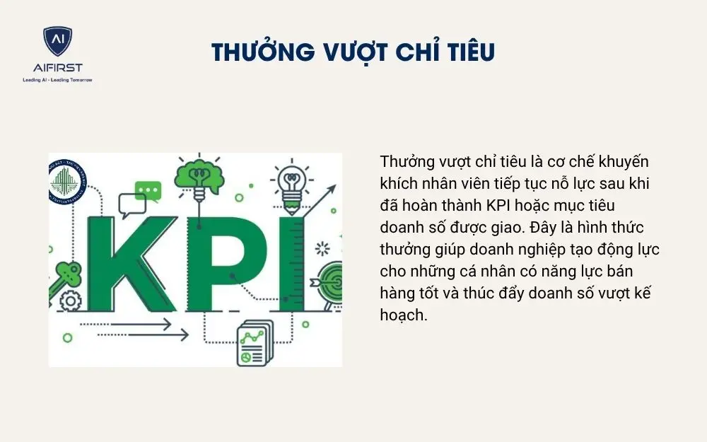 Thưởng vượt chỉ ti&ecirc;u