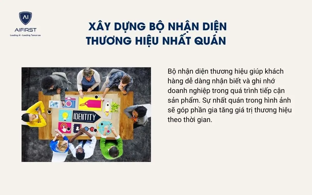 X&acirc;y dựng bộ nhận diện thương hiệu nhất qu&aacute;n