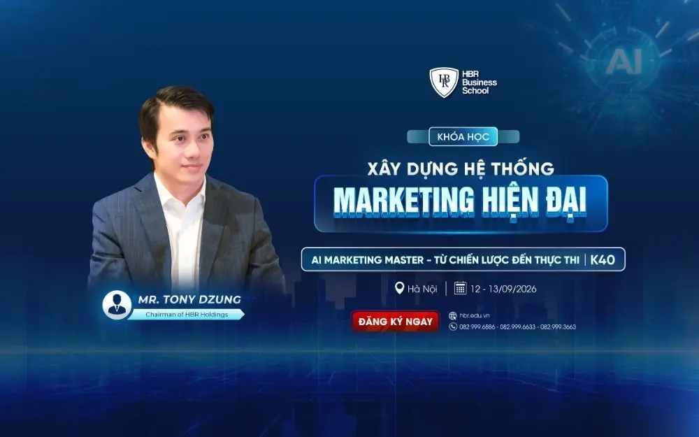 Kh&oacute;a học x&acirc;y dựng hệ thống marketing hiện đại