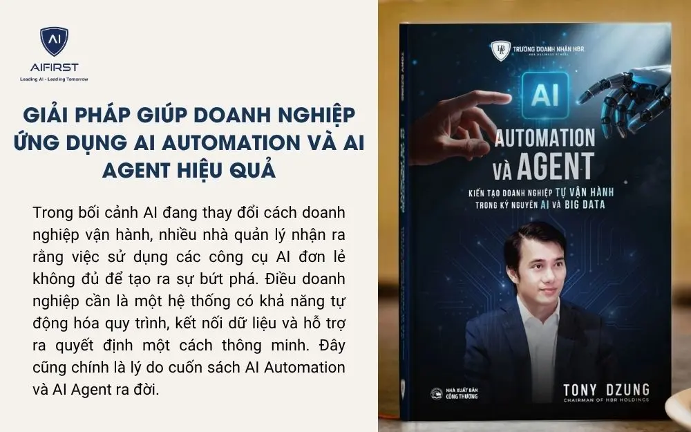 Giải ph&aacute;p gi&uacute;p doanh nghiệp ứng dụng AI Automation v&agrave; AI Agent hiệu quả