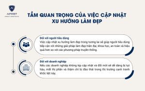 Tầm quan trọng của việc cập nhật xu hướng làm đẹp