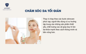   Chăm sóc da tối giản