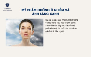 Mỹ phẩm chống ô nhiễm và ánh sáng xanh