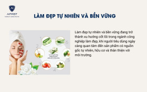  Làm đẹp tự nhiên và bền vững