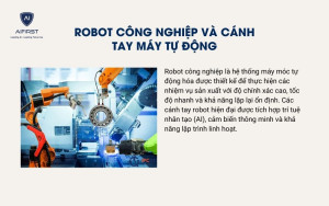 Robot công nghiệp và cánh tay máy tự động