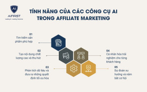 Tính năng của các công cụ AI trong Affiliate Marketing