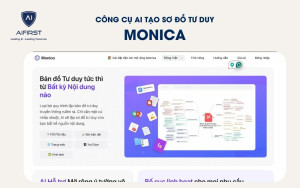 Monica cung cấp nhiều mẫu sơ đồ tư duy cho người dùng