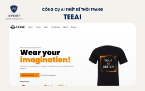 Công cụ AI thiết kế thời trang TeeAI