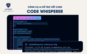 Công cụ AI viết code: Code Whisperer