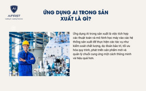 Ứng dụng AI trong sản xuất là gì?