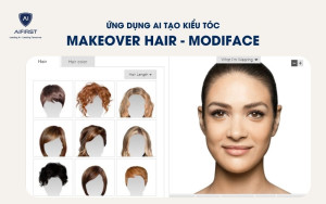 Ứng dụng tạo kiểu tóc: Makeover Hair - Modiface