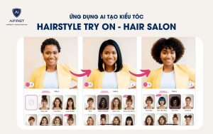 Ứng dụng tạo kiểu tóc: Hairstyle Try On - Hair Salon