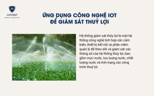 Ứng dụng công nghệ IOT trong nông nghiệp để giám sát thuỷ lợi