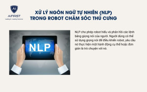 NLP giúp robot hiểu và phản hồi các lệnh bằng giọng nói của người