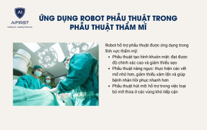 Ứng dụng robot phẫu thuật trong phẫu thẩm mĩ