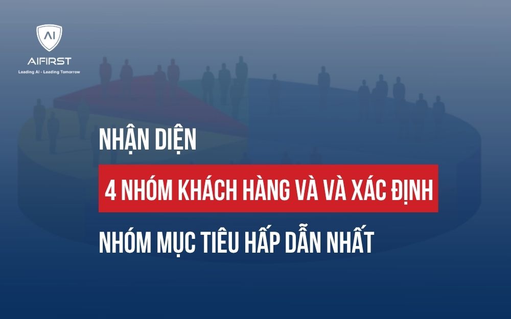 NHẬN DIỆN 4 NHÓM KHÁCH HÀNG VÀ XÁC ĐỊNH NHÓM MỤC TIÊU HẤP DẪN NHẤT